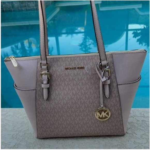 MICHAEL KORS Charlotte Large Top Zip Tote Ballet - Picture 3 of 16